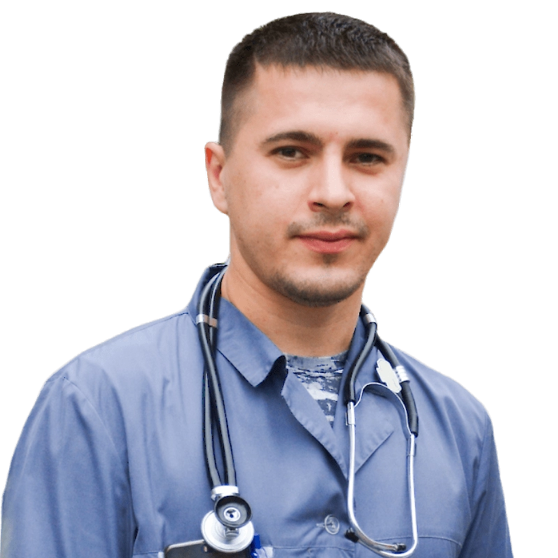 Осипов Егор Дмитриевич - фельдшер клиники Метод Довженко для жителей города Сосновый Бор